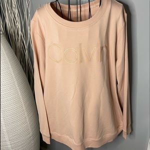 Calvin Klein sweatshirt nude color